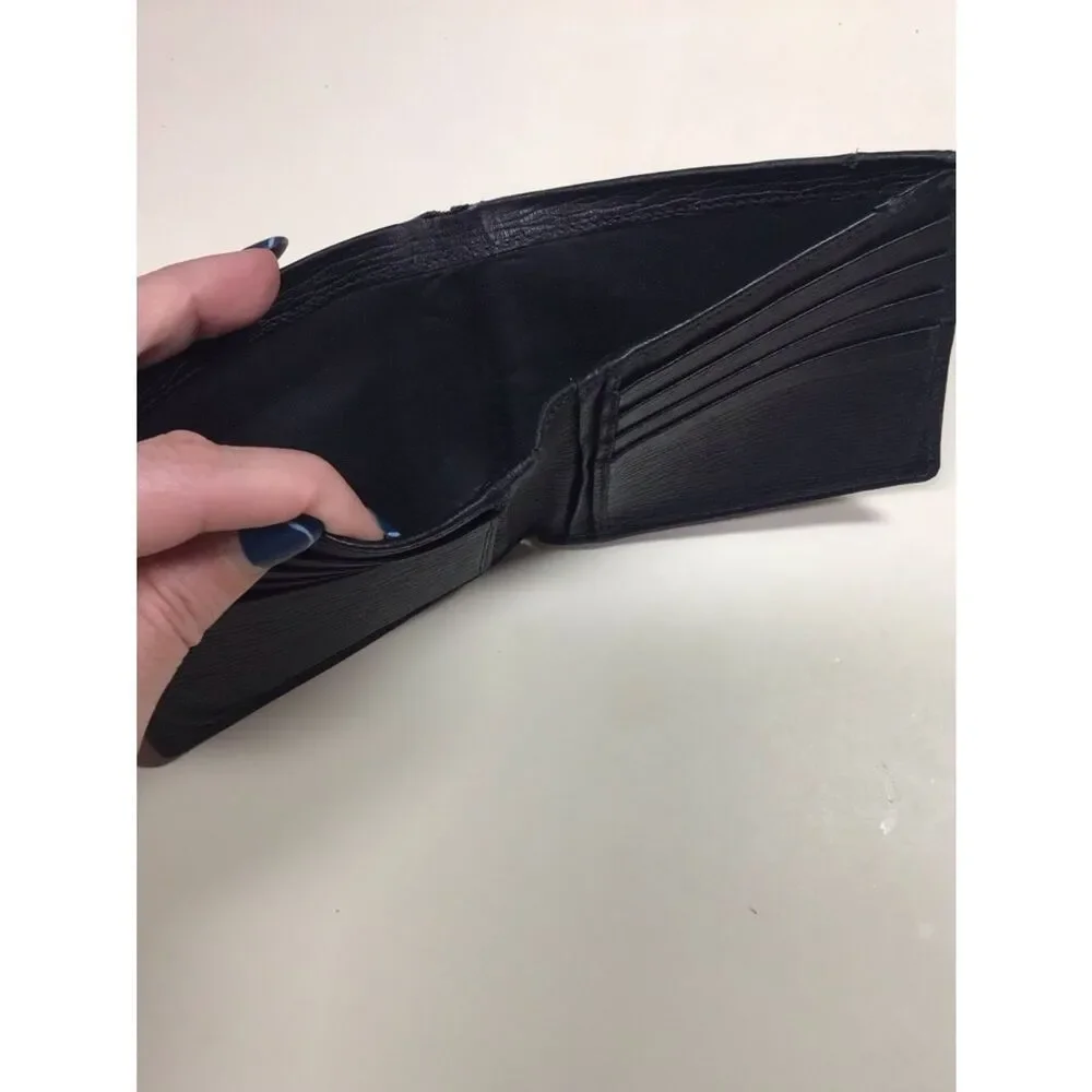 Salvatore Ferragamo black leather