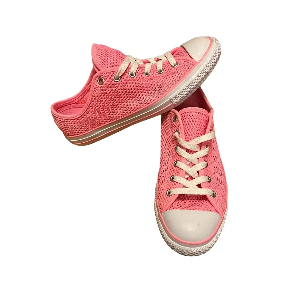 Converse Chuck Taylor All‎ Star Pink Mesh Sneaker Girls Sz 6 656058F