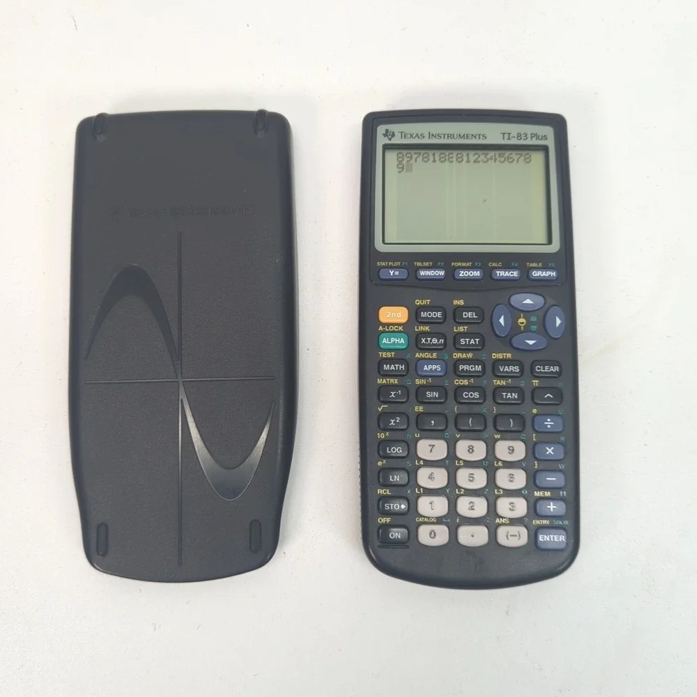 Texas Instruments TI-83 Plus Graphing Calculator With Cover‎ Some Dead Pixels