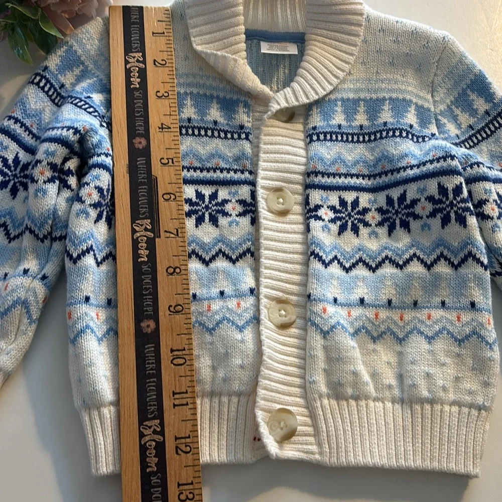 Gymboree intarsia snowflake