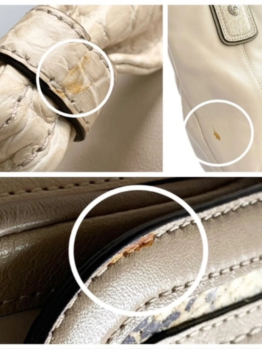Coach Kristin Spectator Leather East West Zip Tote