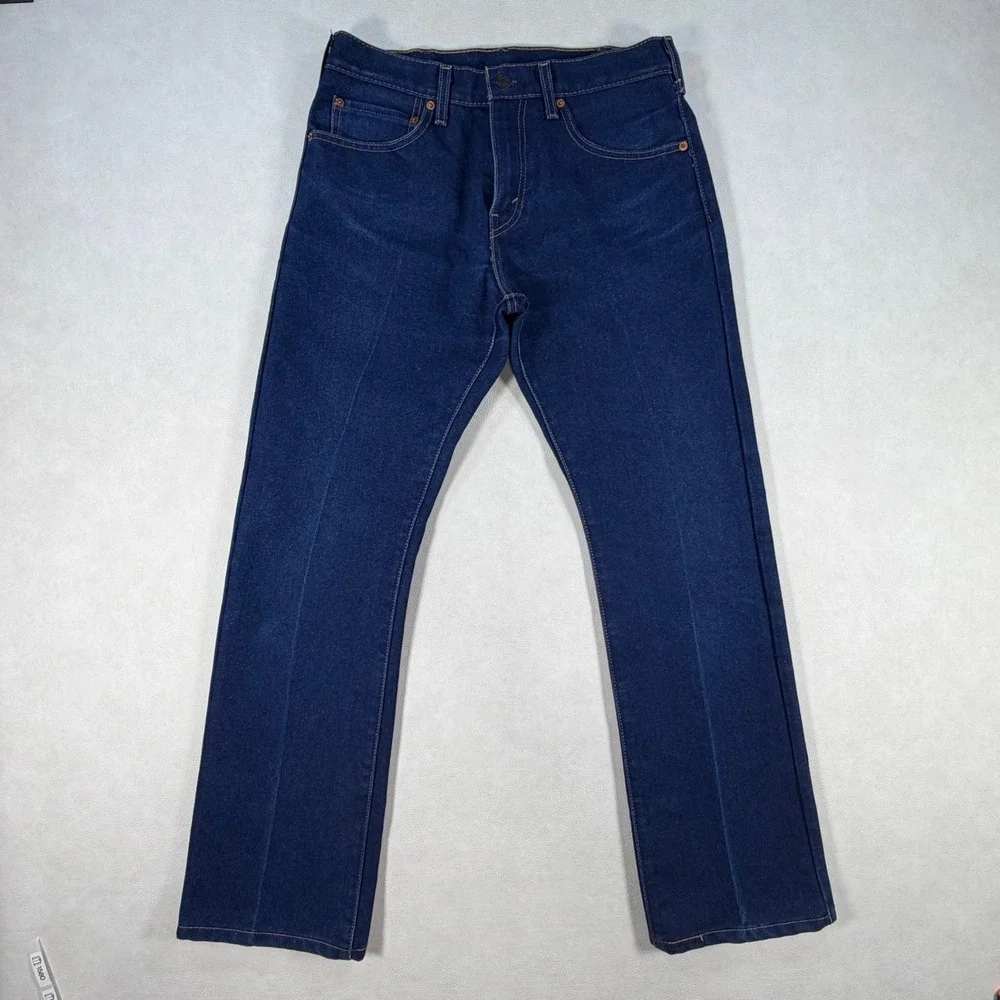 Levis 517 Mens 31x32 Bootcut Jeans Dark Indigo Cowboy Western Blue Denim