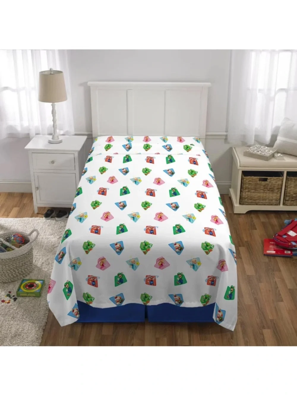 Super Mario Bros: The Movie FULL Bed Sheet Set Fictitious Character NEW