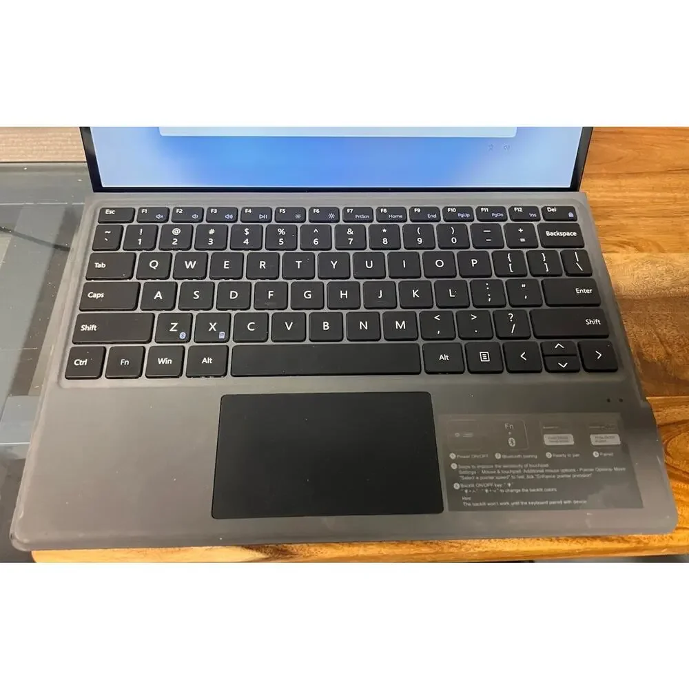 Microsoft Surface Pro X (Model 1876) w/ Finie Keyboard & Charging Block 128 G