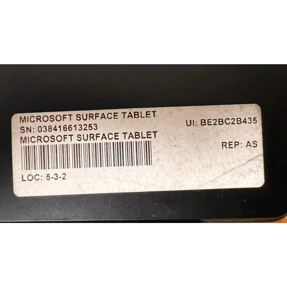 Microsoft Surface Pro X (Model 1876) w/ Finie Keyboard & Charging Block 128 G