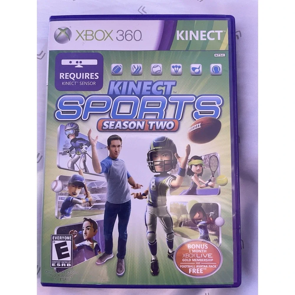 Kinect Sports: Season‎ Two 2 (Microsoft Xbox 360) Complete TESTED
