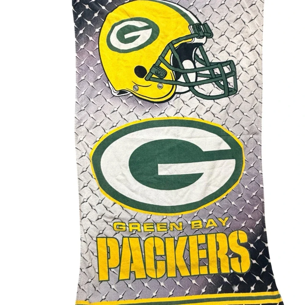 NFL Green Bay Packers 2014 Beach Towel Helmet Logo Diamond‎ Plate
