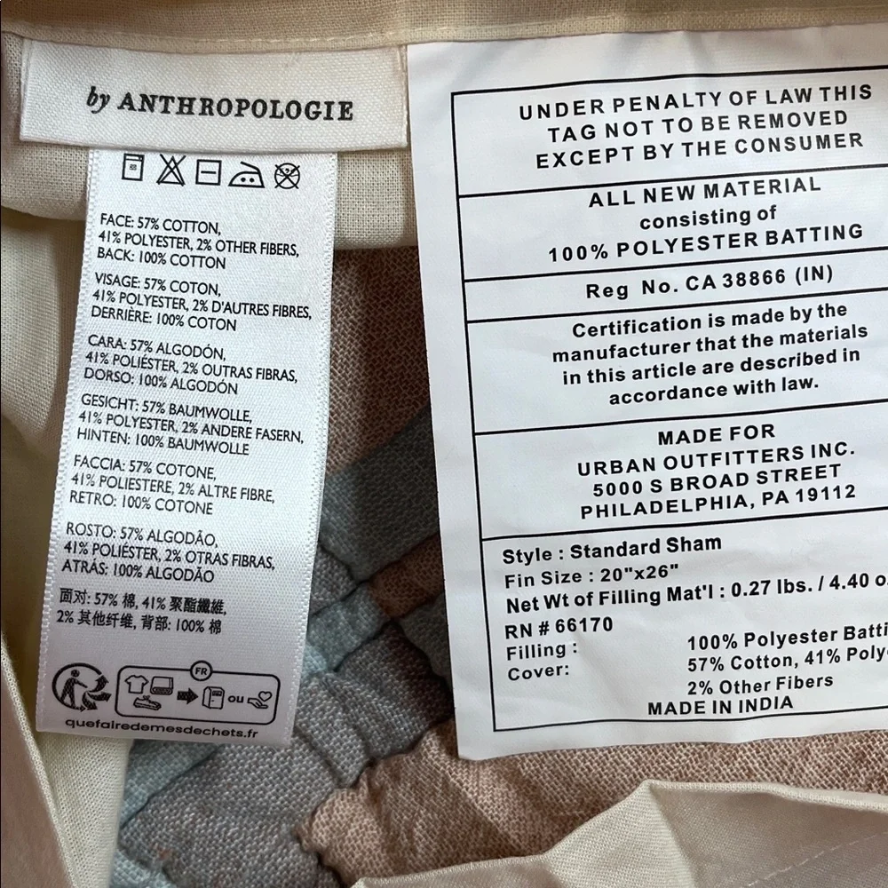 Anthropologie shams new
