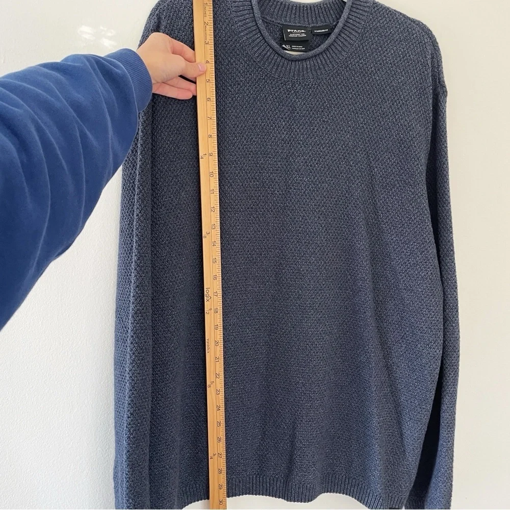 Prana Men’s Roll neck Sweater Forest Hills Knit organic cotton Fisherman XL Soft