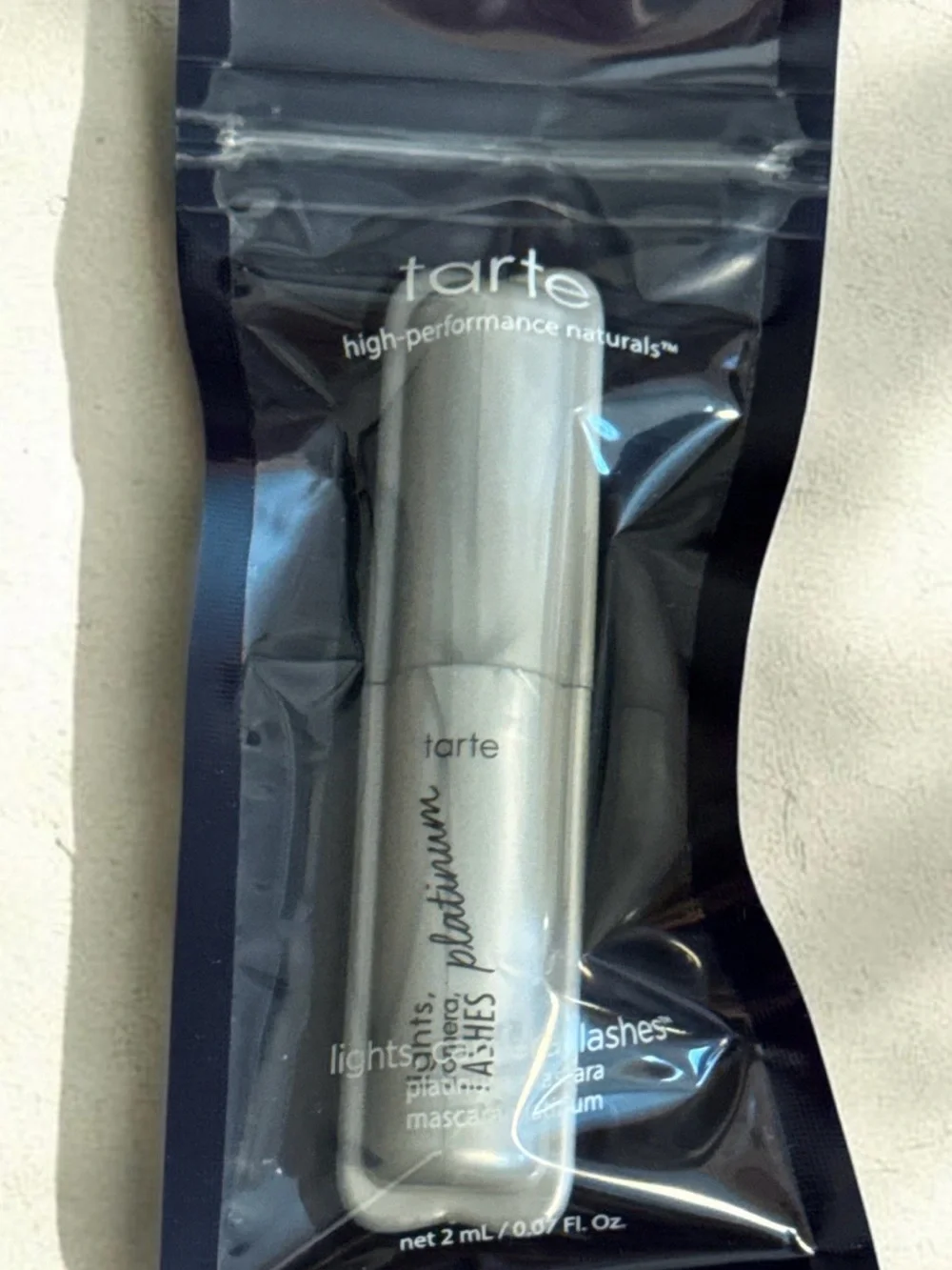 tarte Platinum Metallic Silver Mini Mascara
