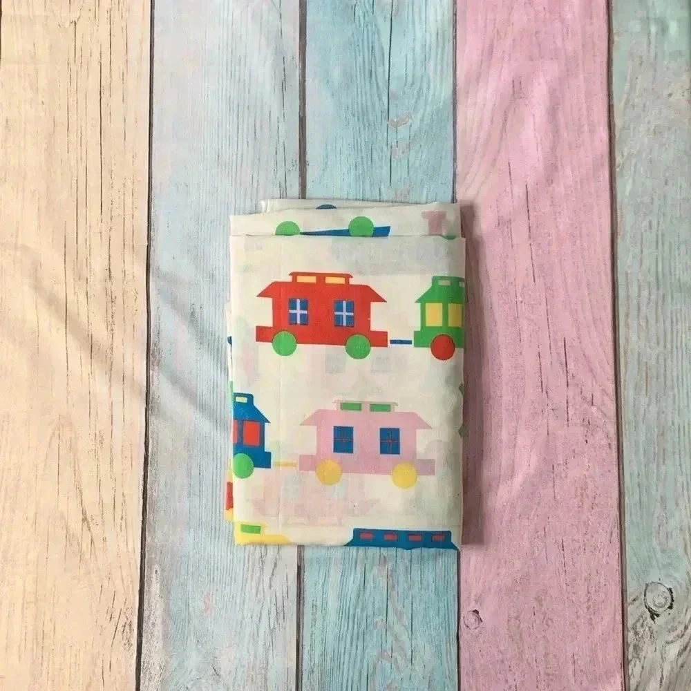 Super cute vintage little trains top sheet ONLY