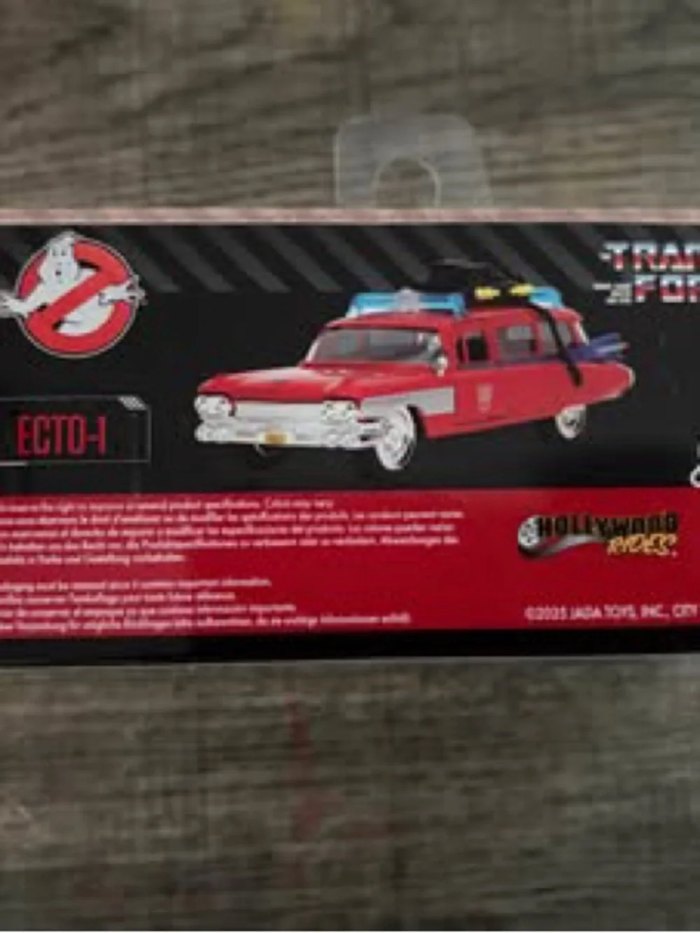 Transformers x Ghostbusters Ecto-1 Red Collectible Kids Toy