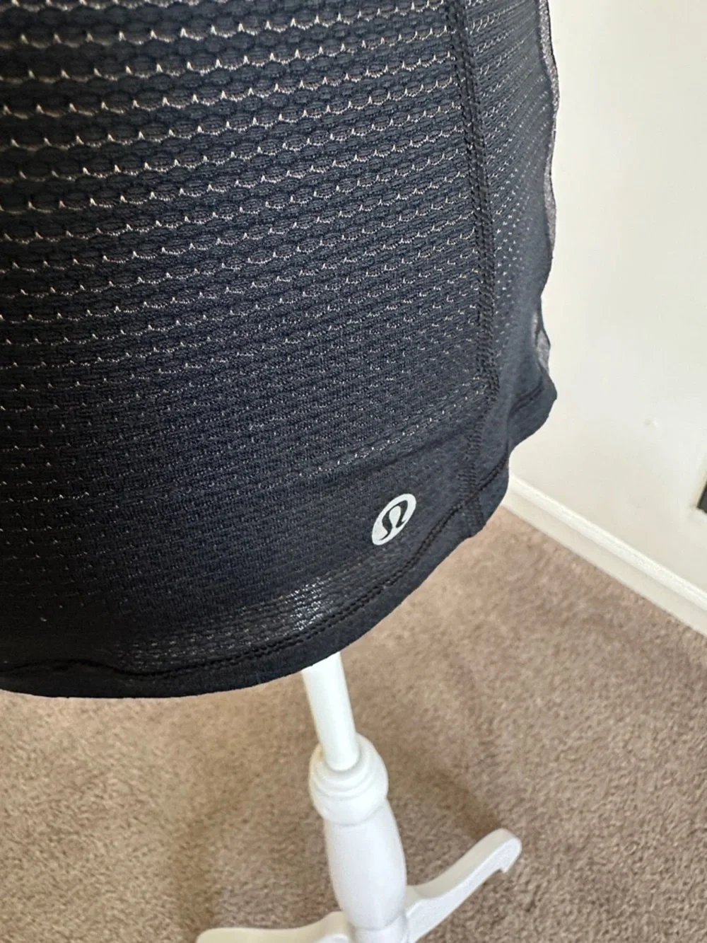 lululemon athletica Black Racerback Tank Top