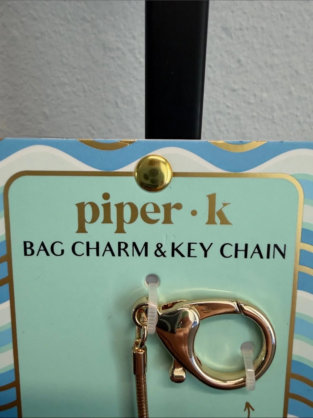 Piper K | Coastal Summer Gold Tone Fish Bag Charm