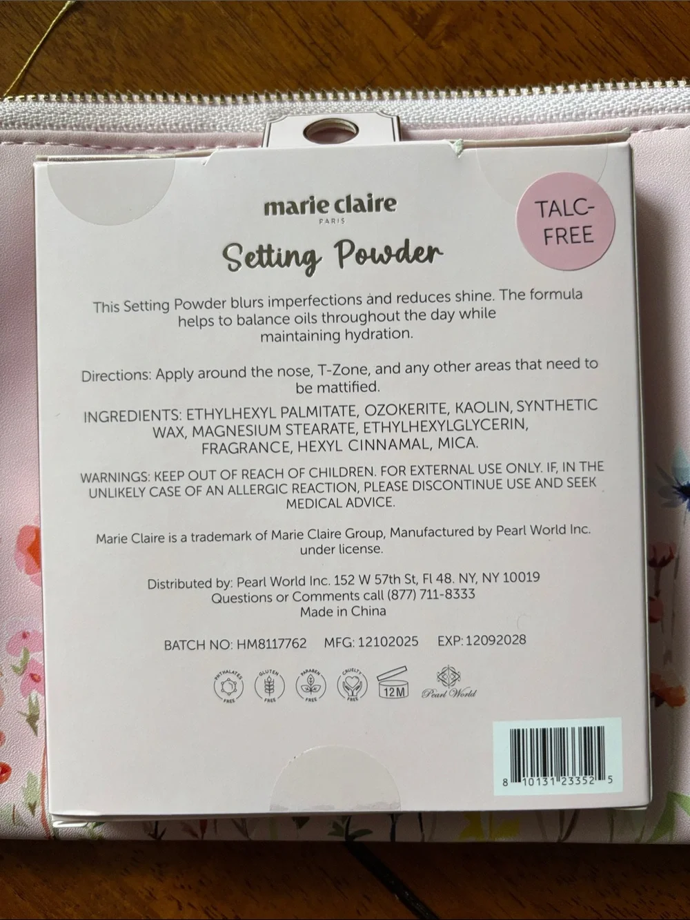 marie claire Setting Powder - Light Mint