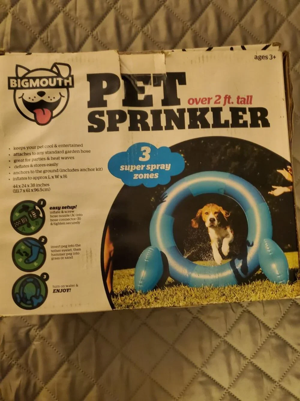 Bigmouth pet sprinkler
