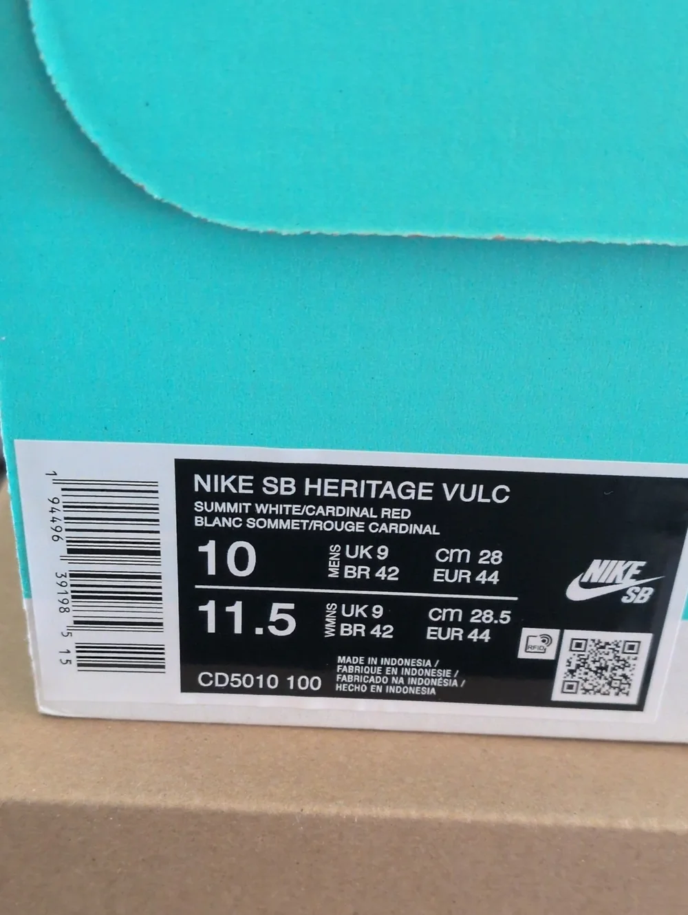 Nike new box