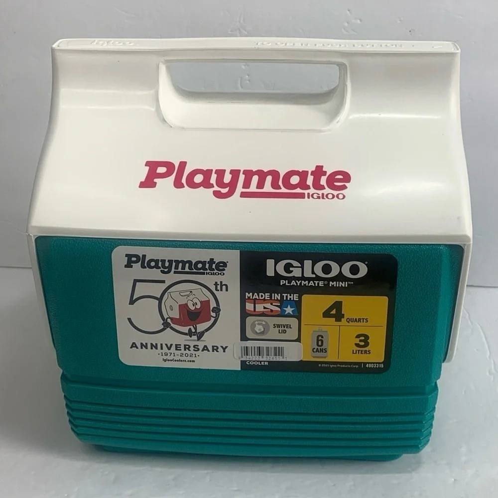 Igloo 50th Anniversary Playmate Cooler 4 Quarts NWT