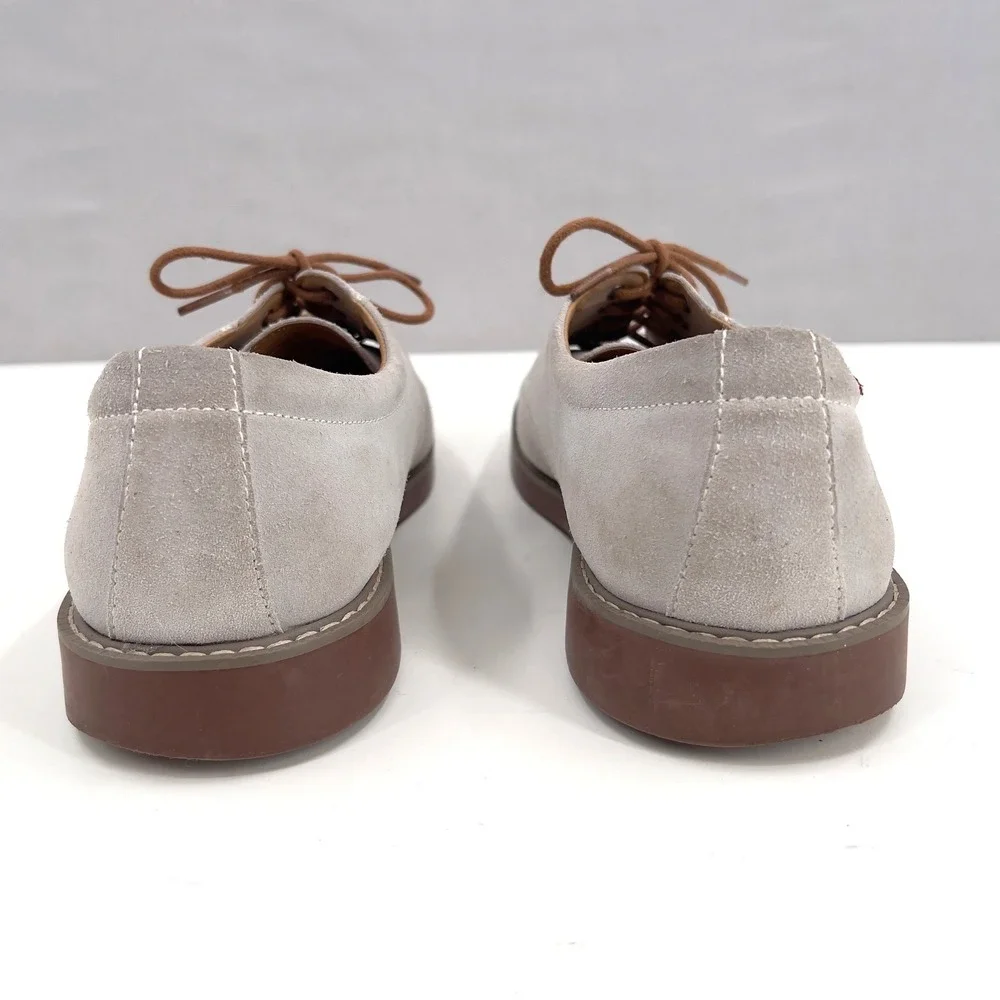 G.H. Bass & Co. Pasadena Mens Tan Suede Non Marking Shoes Derby Oxford Bucks 12M