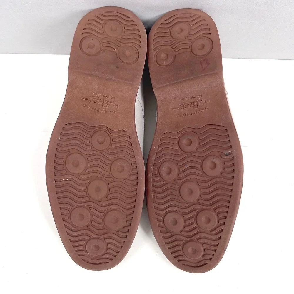 G.H. Bass & Co. Pasadena Mens Tan Suede Non Marking Shoes Derby Oxford Bucks 12M