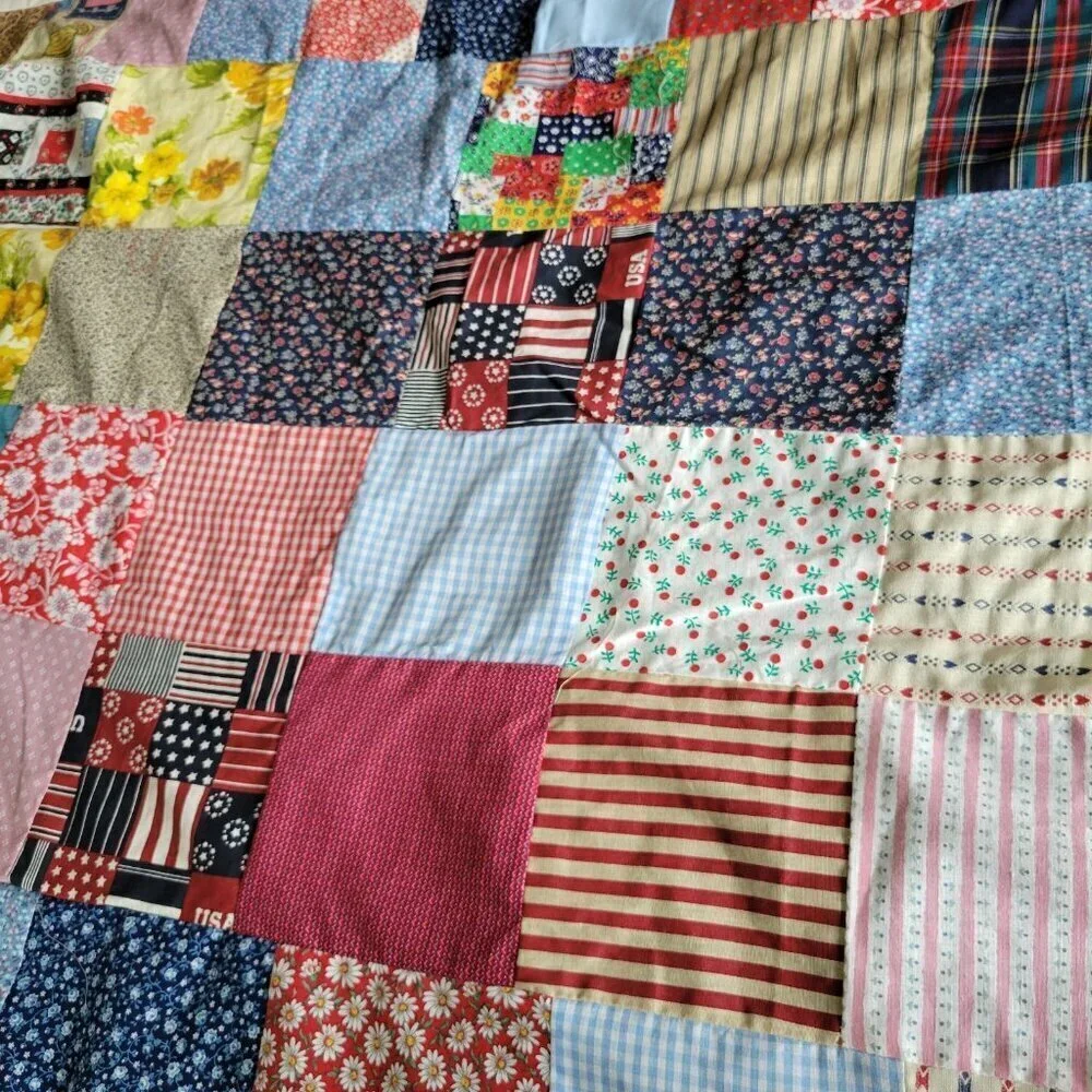 Patchwork Quilt Top 84