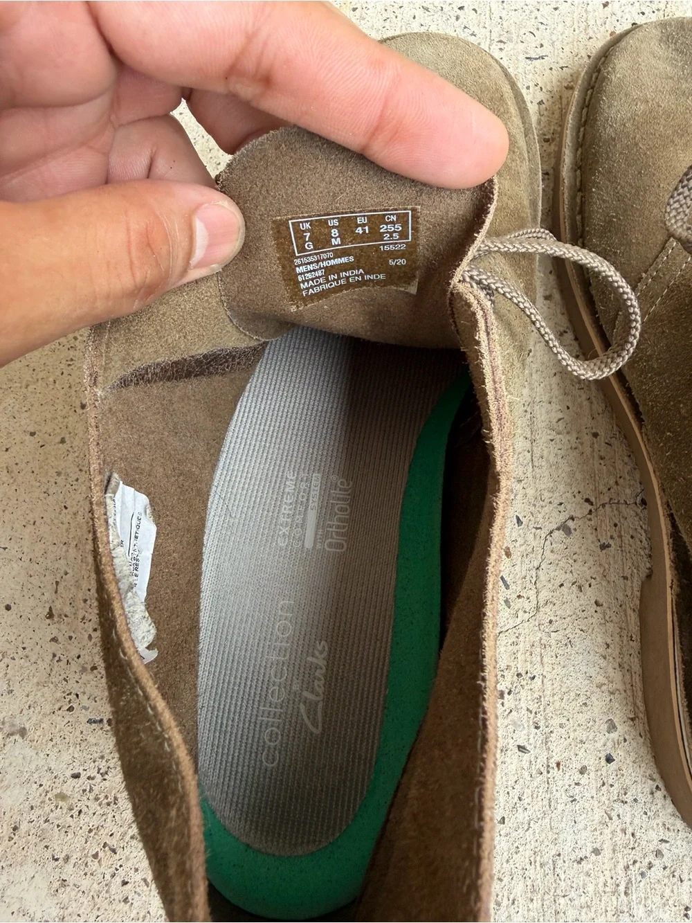 Clarks bushacre suede