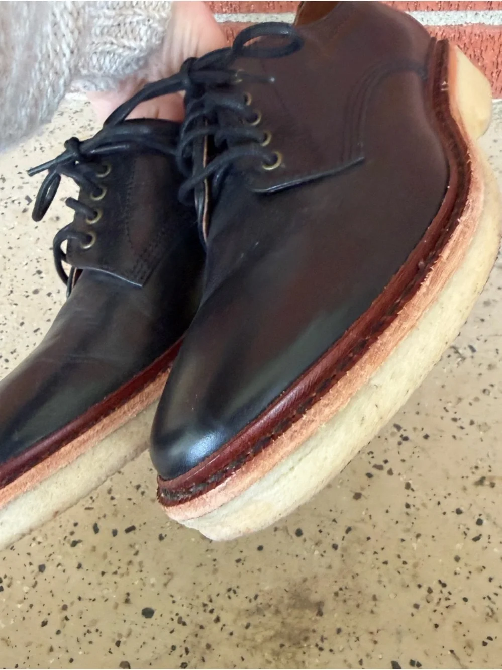 Frye black oxford