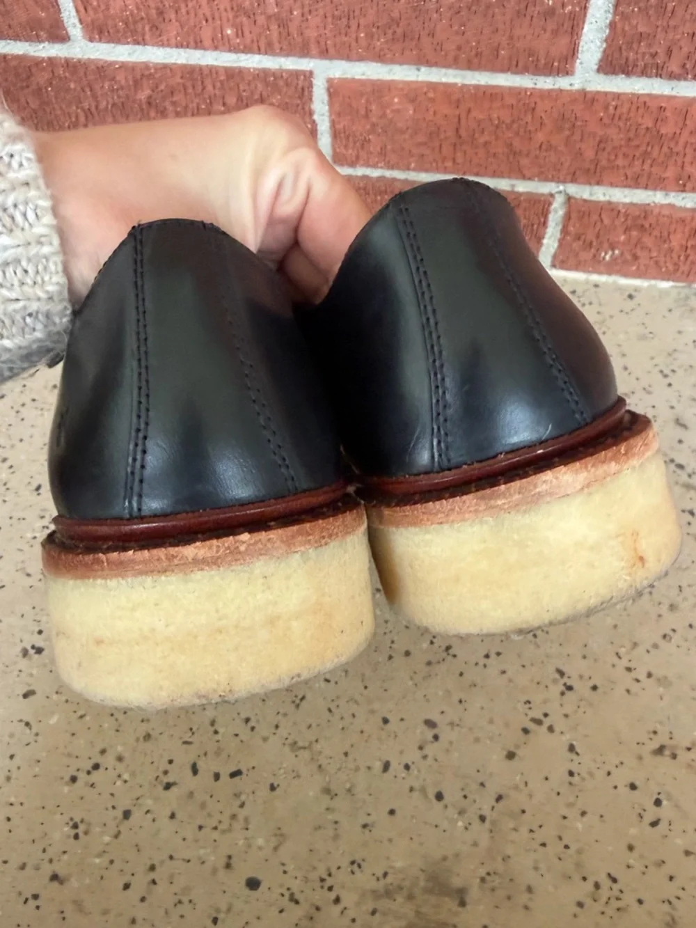 Frye black oxford