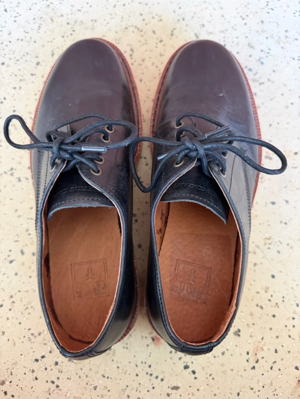 Frye black oxford