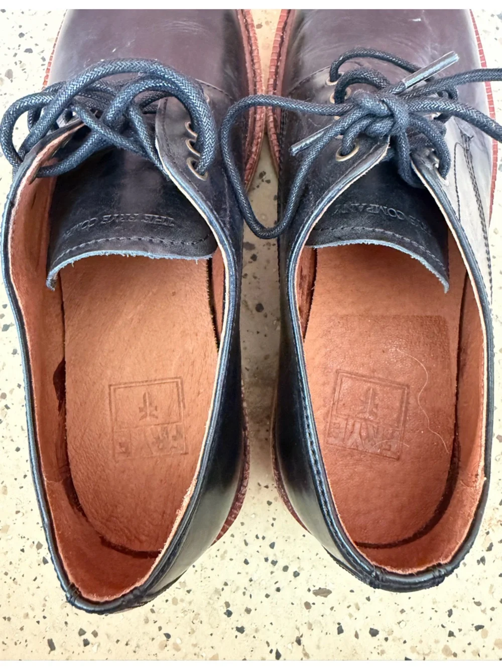 Frye black oxford
