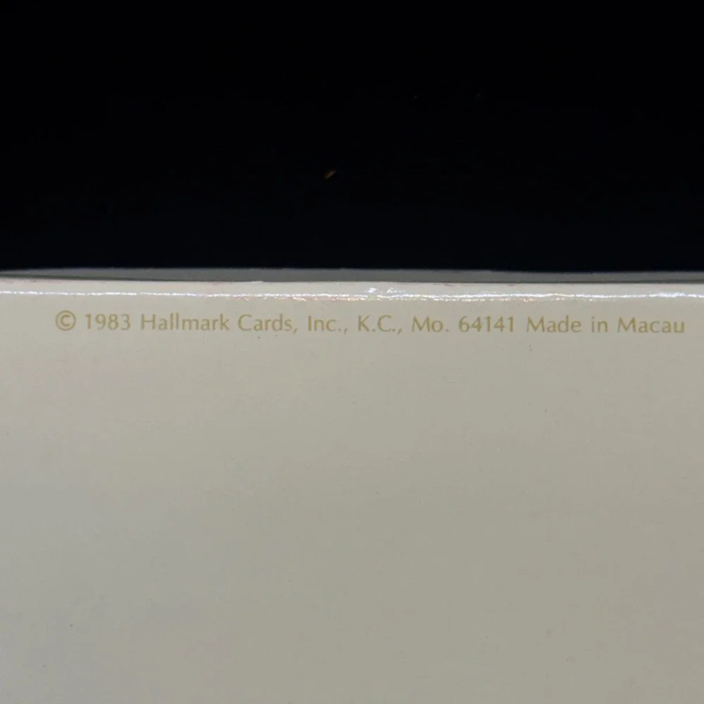 Hallmark this vintage