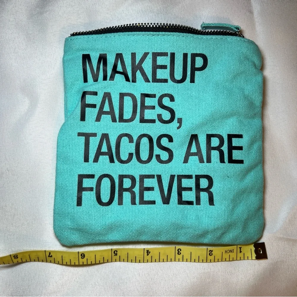 Fun Taco‎ 🌮 Aqua Cosmetic Bag