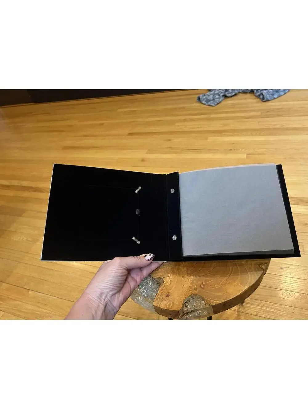 Pottery Barn Great Memories Photo Album Silver Plated Frame