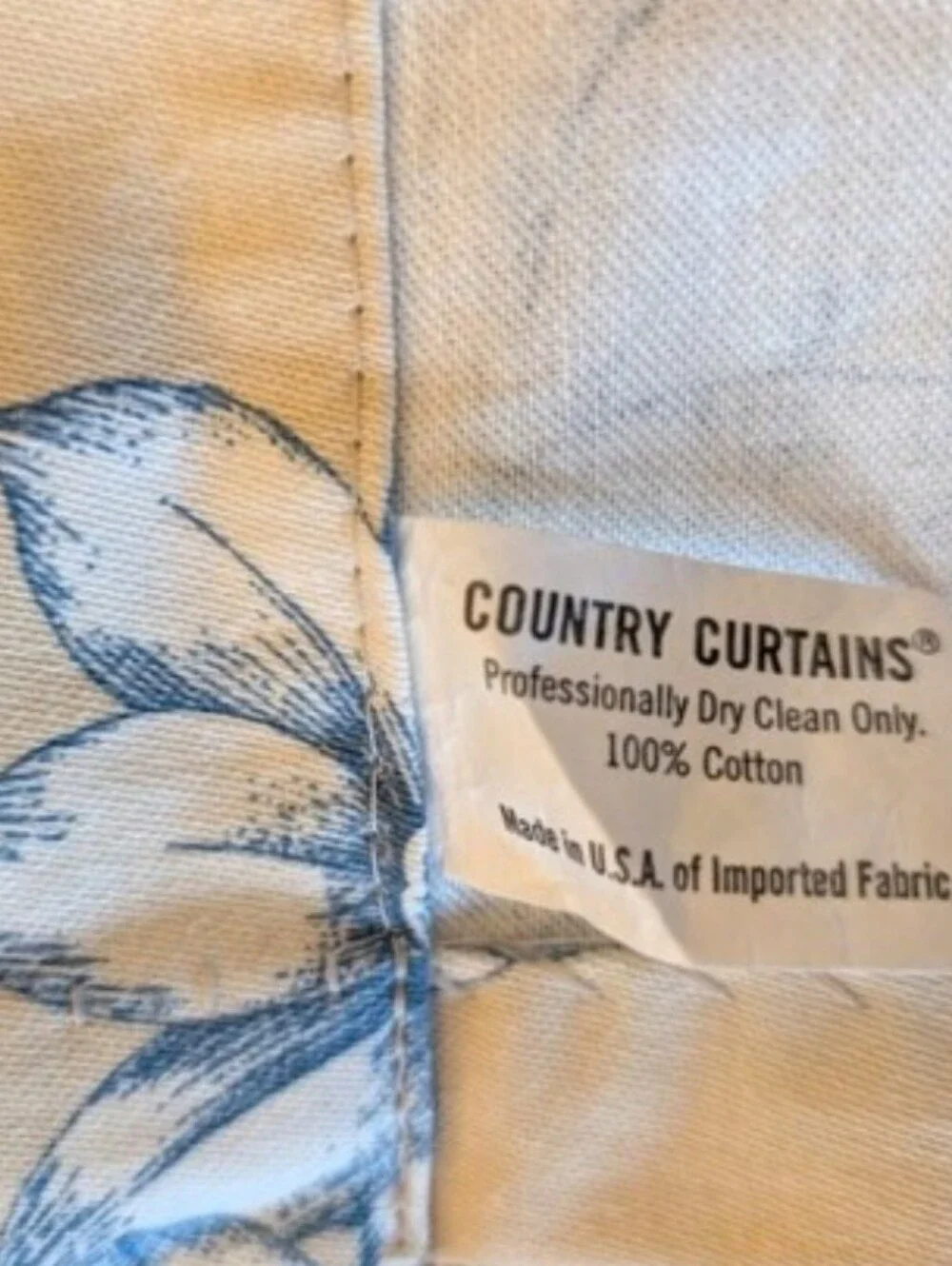 Country Curtains tailored one $60