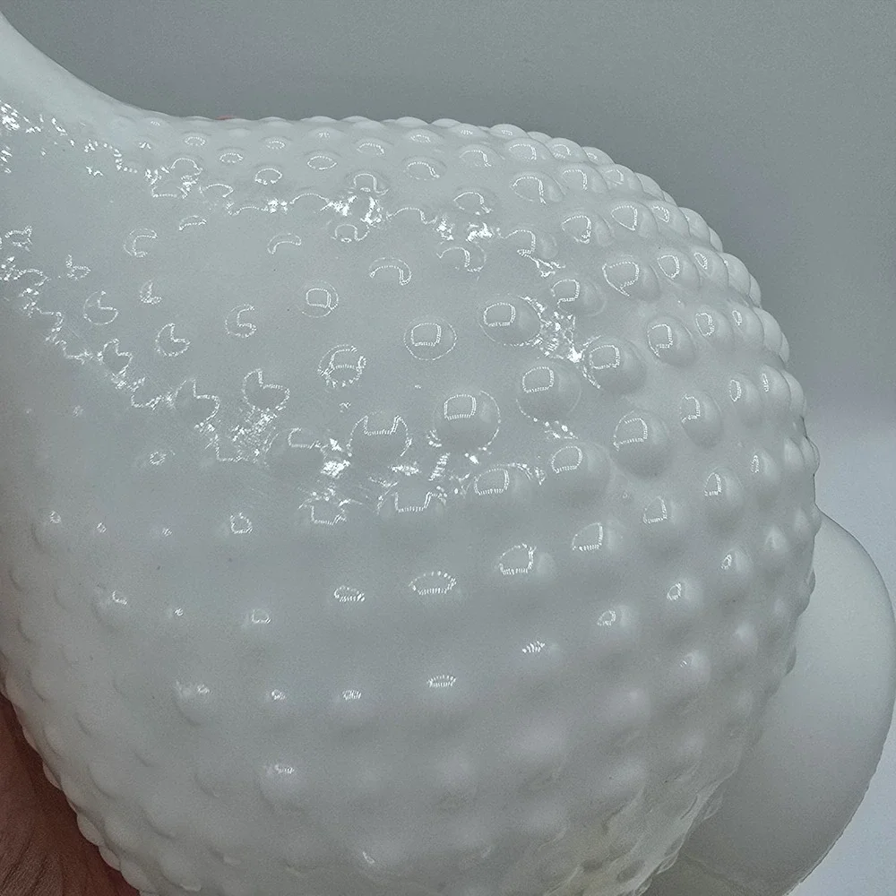 Hobnail Milk Glass excellent