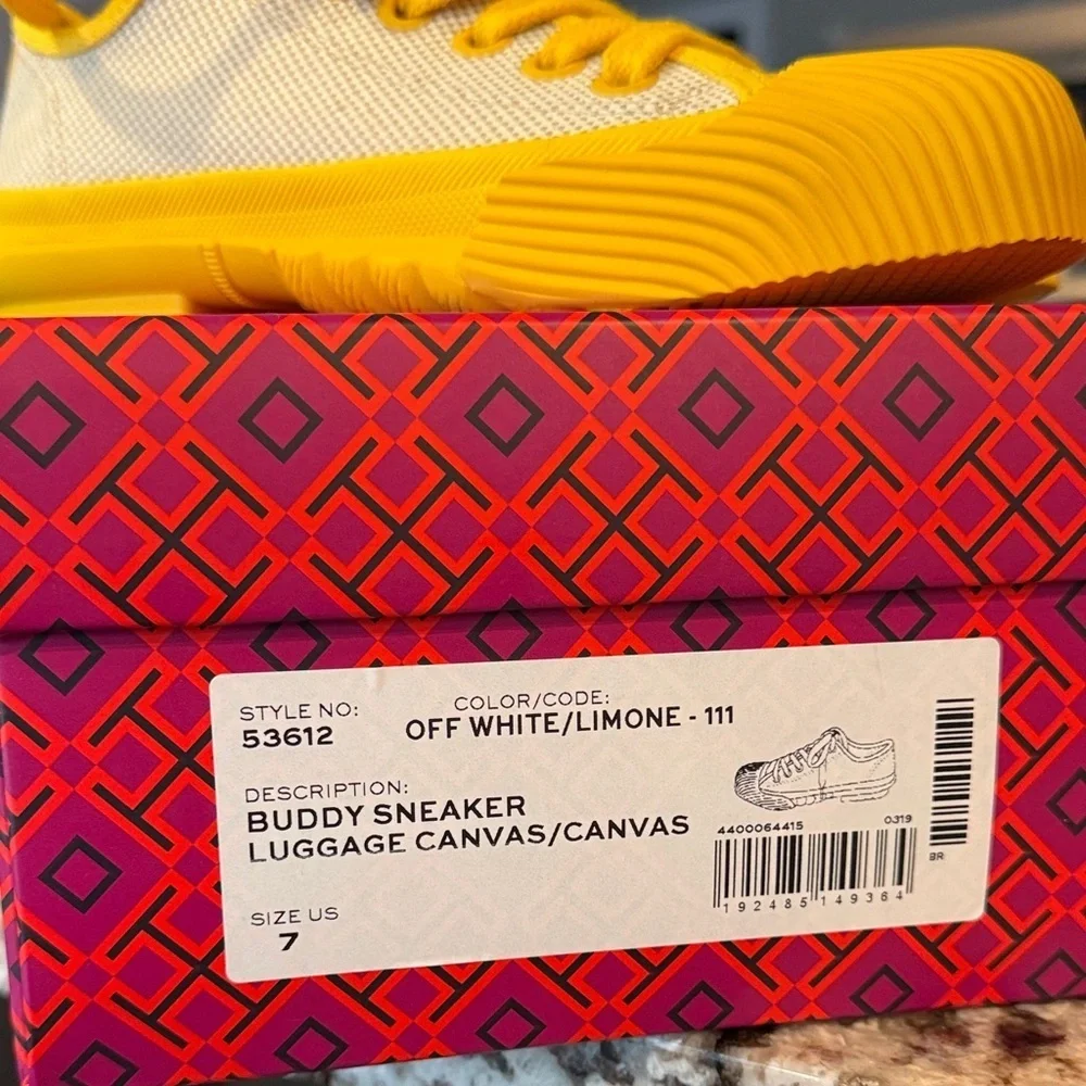 Tory Burch Sneakers - Yellow and Off-White