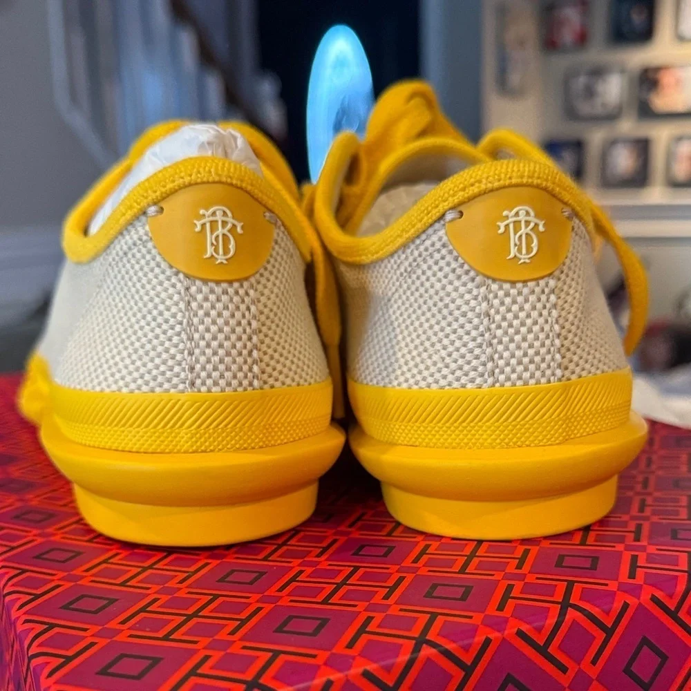 Tory Burch Sneakers - Yellow and Off-White