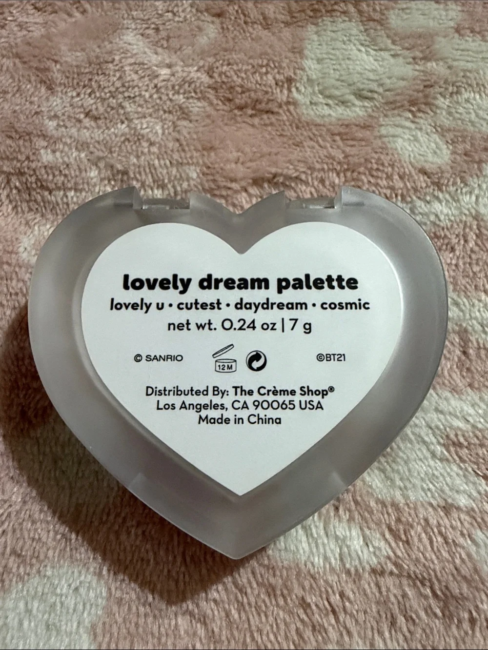 The Creme Shop colors hello