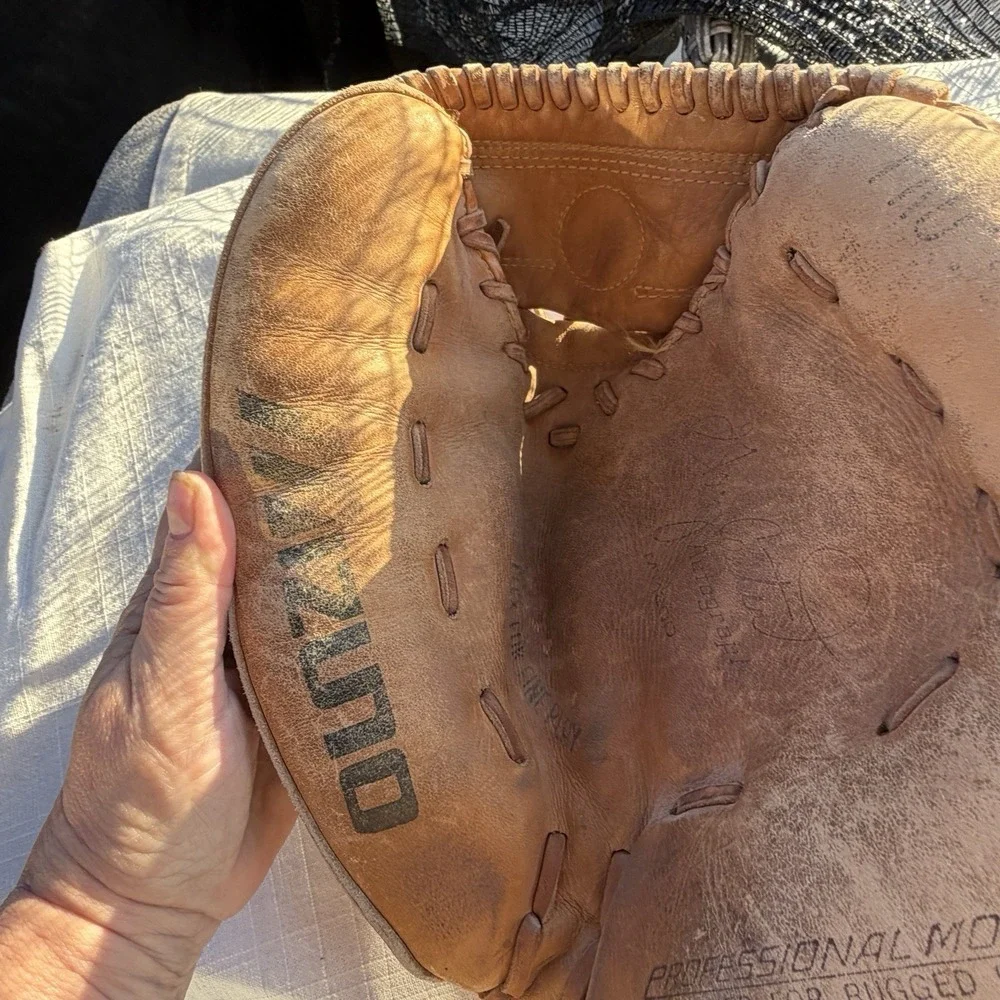 Vintage Mizuno‎ Gary Carter Autograph Catcher's Mitt MT1200 Lite-Flex 34