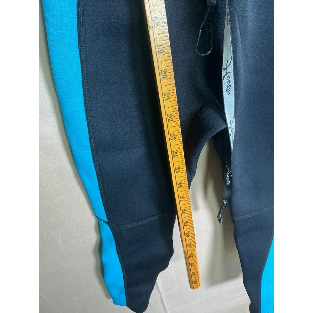 Hevto Kids Wetsuit Size 8 Full Body 3mm Neoprene Diving Surfing Suit Blue Black