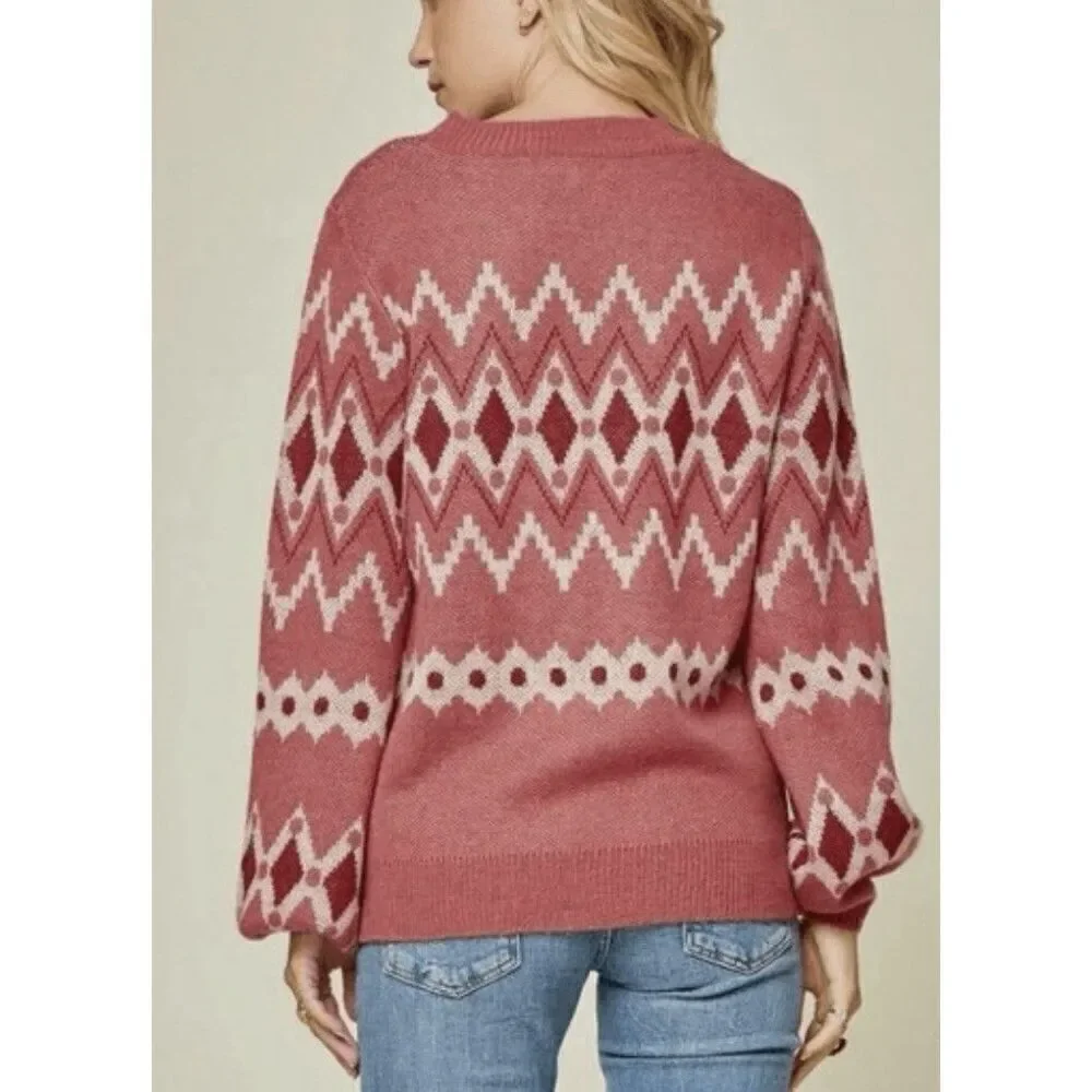 Savanna Jane occasions sweater features