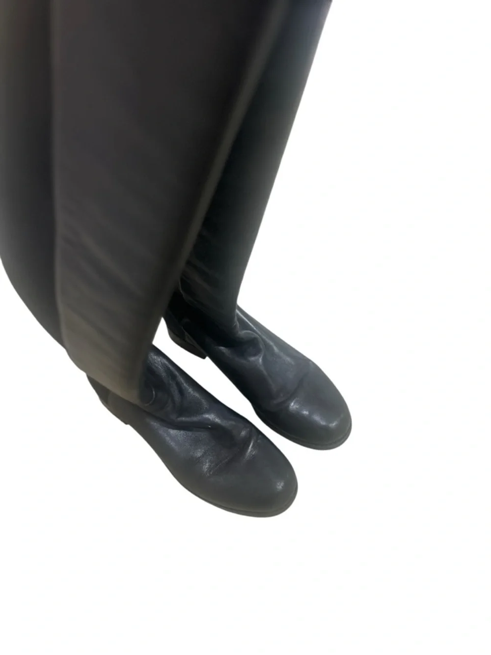 Stuart Weitzman Black Over-the-Knee Leather & stretch Boots size 6 5
