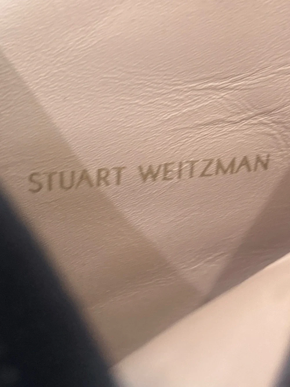 Stuart Weitzman Black Over-the-Knee Leather & stretch Boots size 6 5