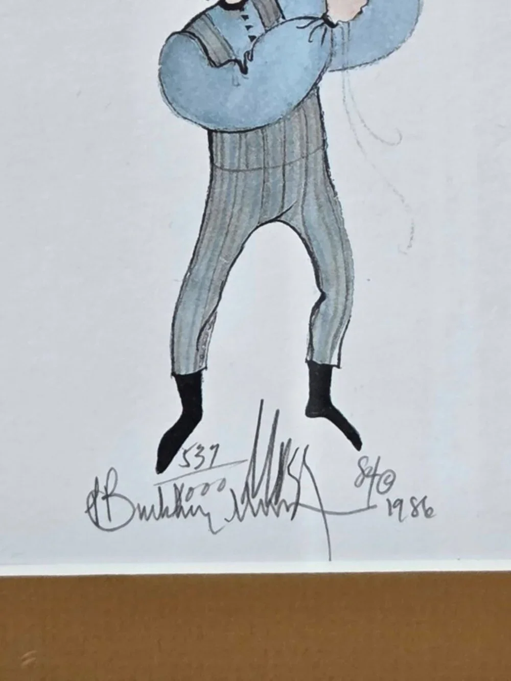 VTG 1986 P. Buckley Moss Signed 