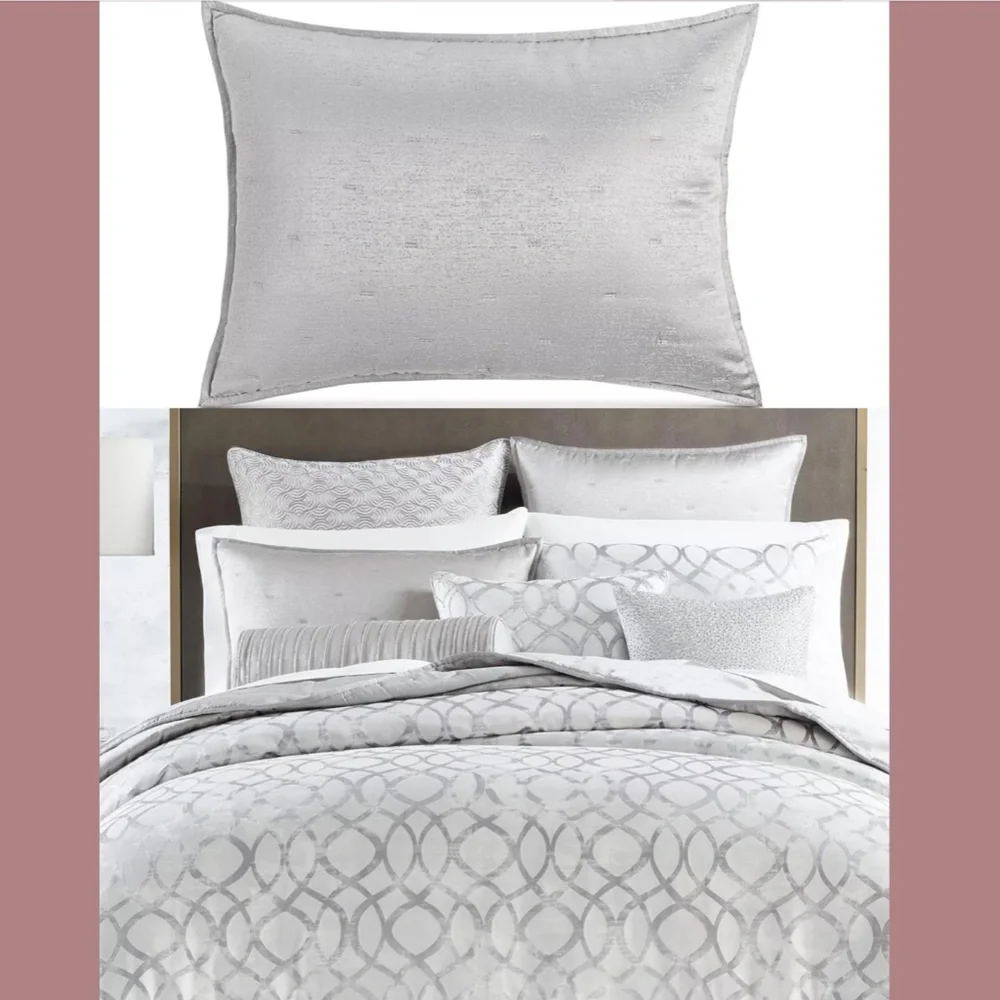 NEW $135 [ 1 Standard ] Quilted Pillow Sham for Hotel Collection‎ Helix Slate