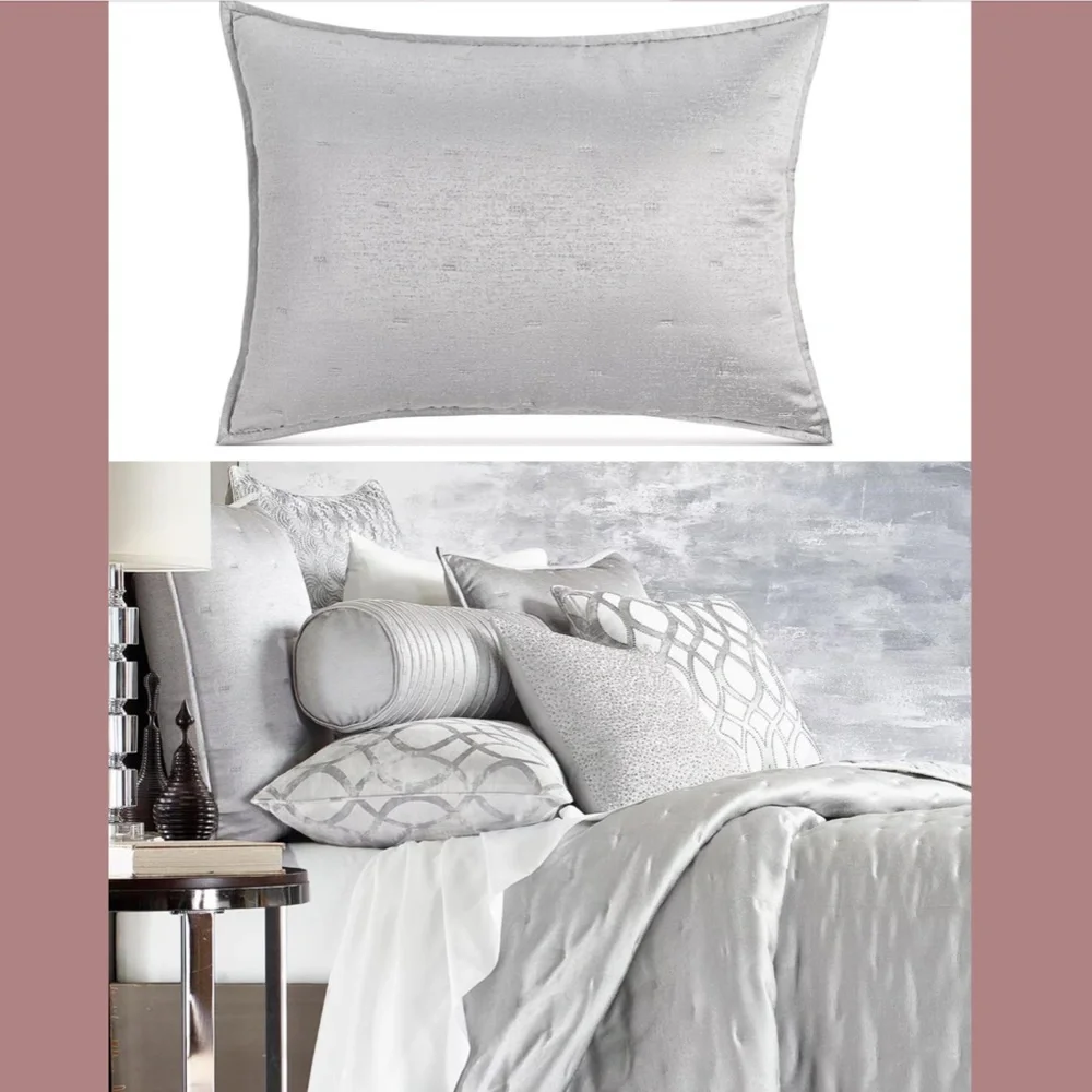 NEW $135 [ 1 Standard ] Quilted Pillow Sham for Hotel Collection‎ Helix Slate