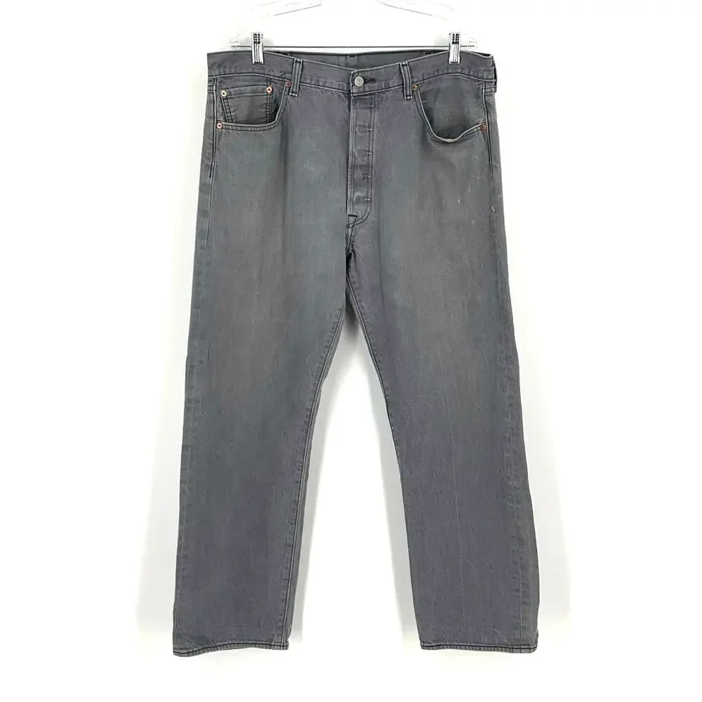 Levi’s‎ 501's Jeans Gray Men’s Size 40x32 Button Fly