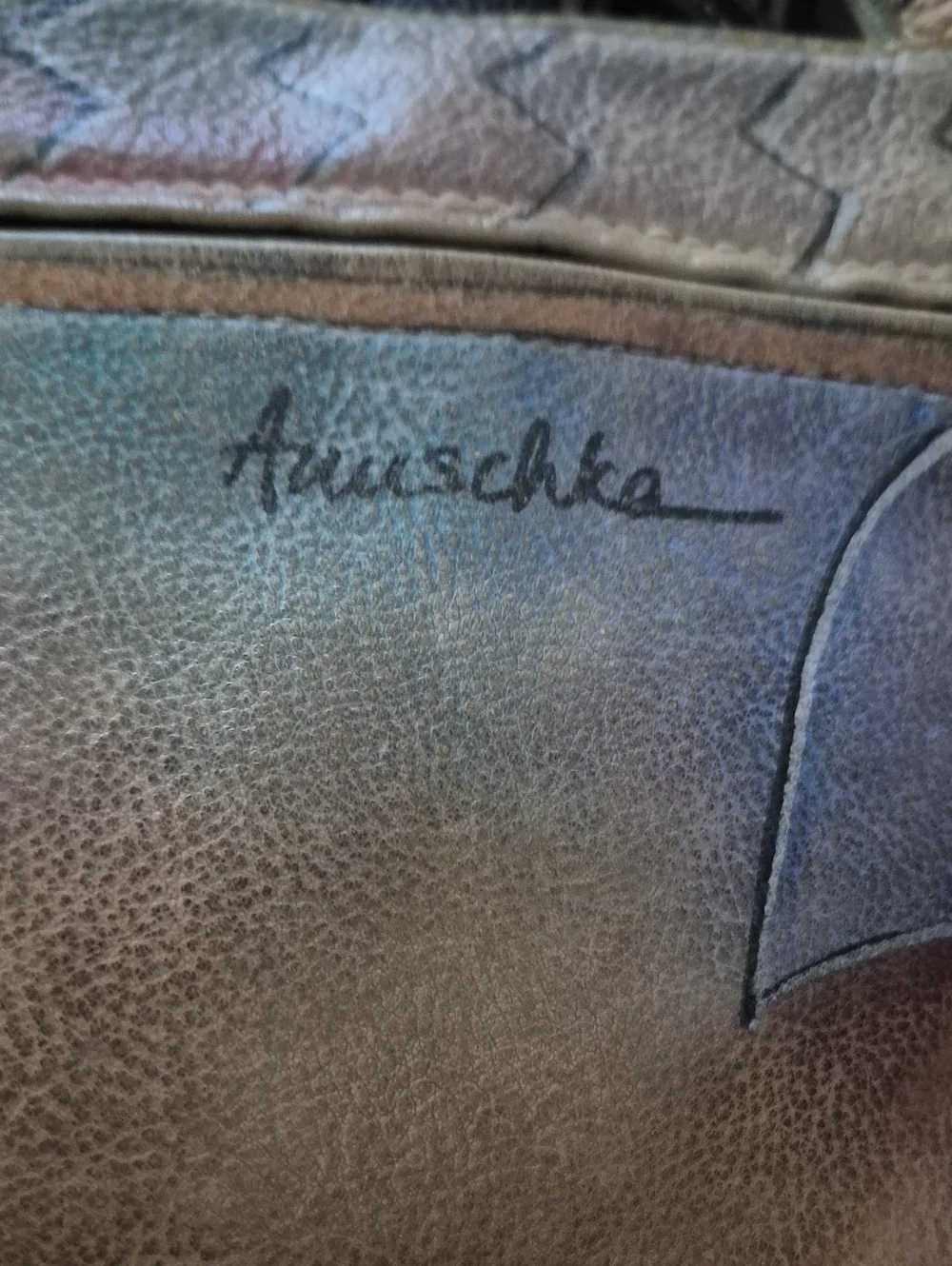 Anuschka hand painted