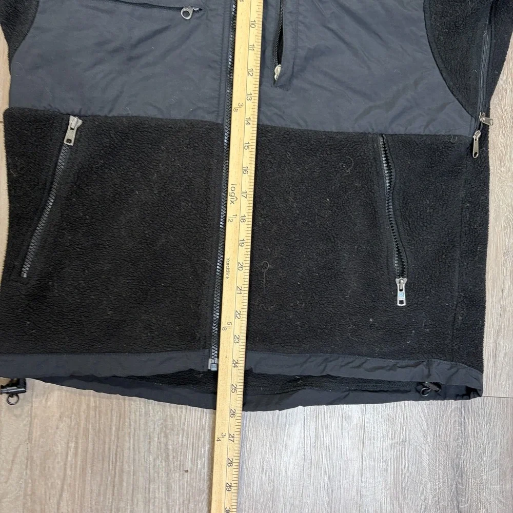 The North Face Denali Jacket Black Full Zip Mens Small Coat Fleece