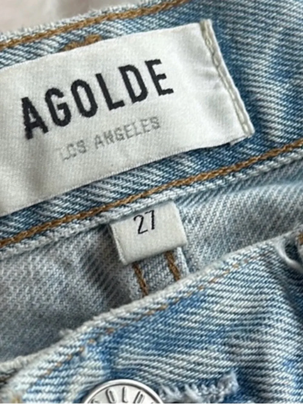 Agolde light blue